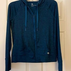 GapFit Full-Zip Hoodie in Brushed Tech Jersey Size Small